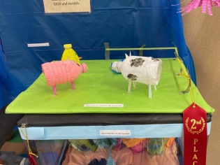 2nd Place K-5th Grade: Adeline Yates, Down at the Waterin' Hole